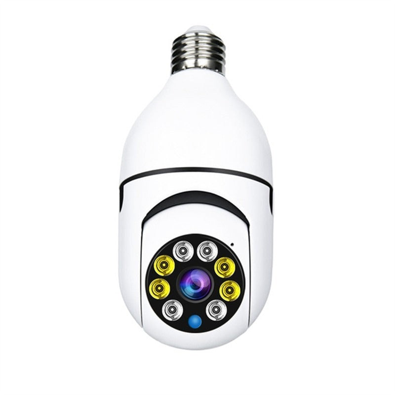 E27 Bulb Security Camera 1080P HD – 360° WiFi CCTV with Night Vision, Motion Detection & Two-Way Audio