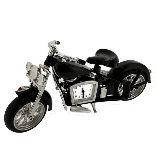 Fossil antique harley davidson bike clock- metal black