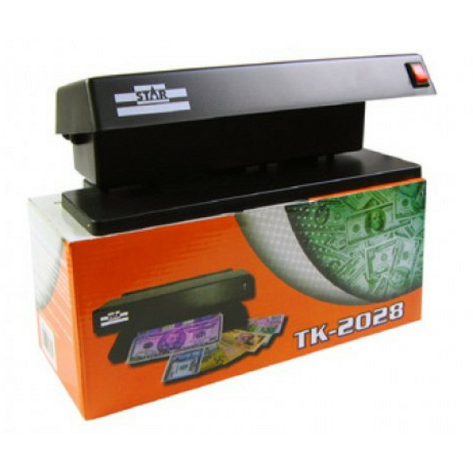 Magnifier 5x led uv money currency checker-glass microscope