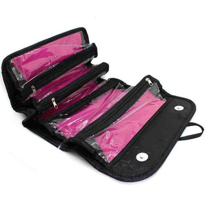 Roll n go cosmetic bag - black