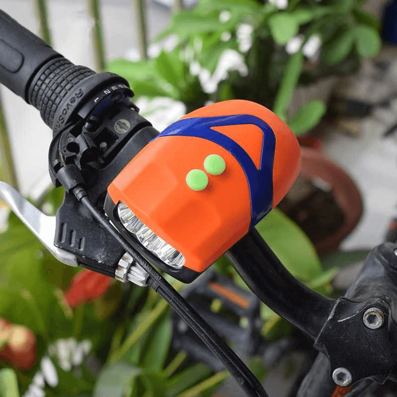 3 modes bicycle led light with horn speaker