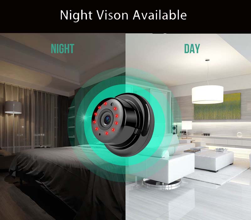 Mini wireless home security camera