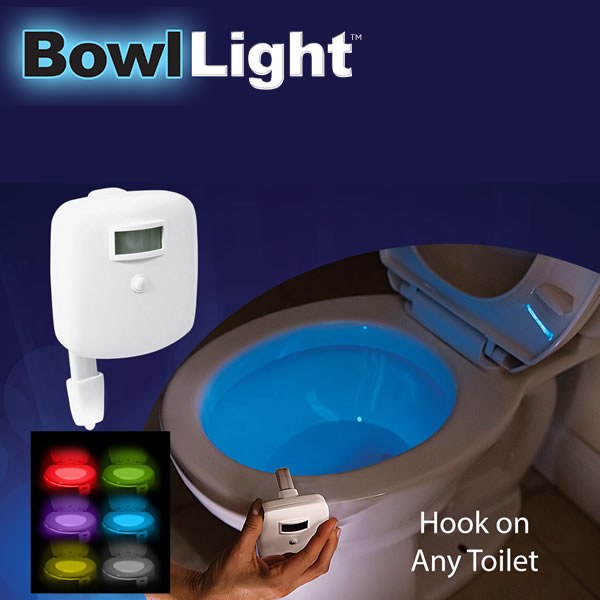 Bowl light - motion activated led toilet light