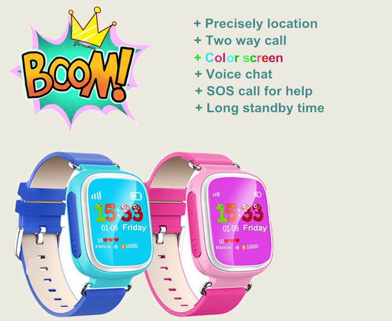 Kids location gps position smart watch