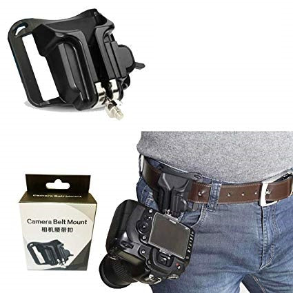 Hard plastic holster waist belt + quick buckle mount clip