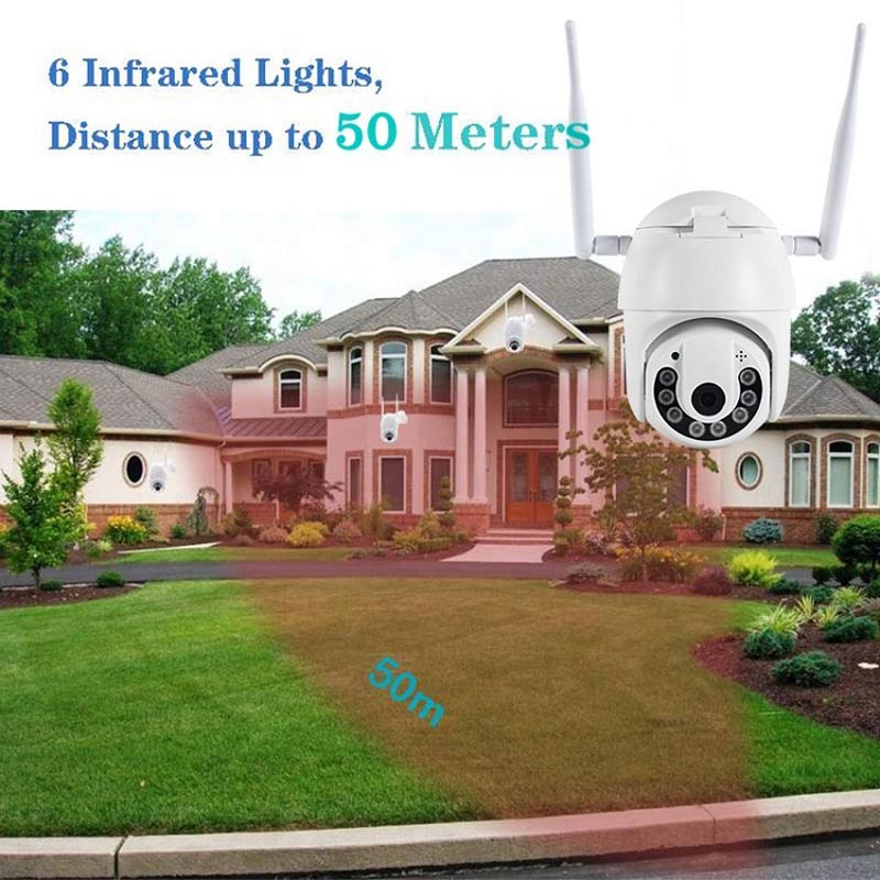 Wifi outdoor hd wireless waterproof ptz ip security camera