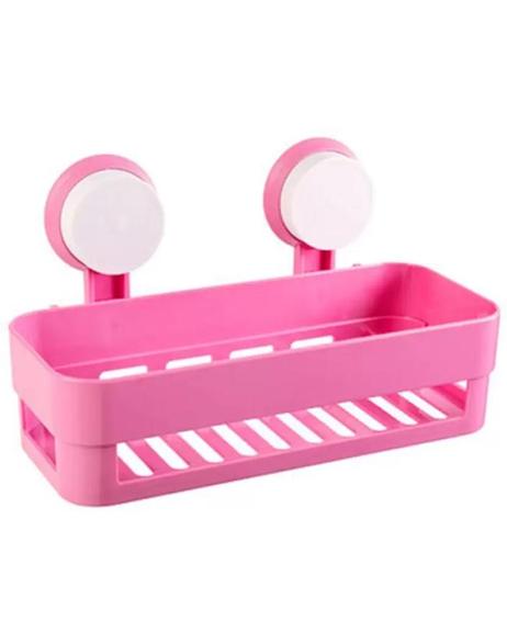 Storage rack in multicolors with magic suction cup