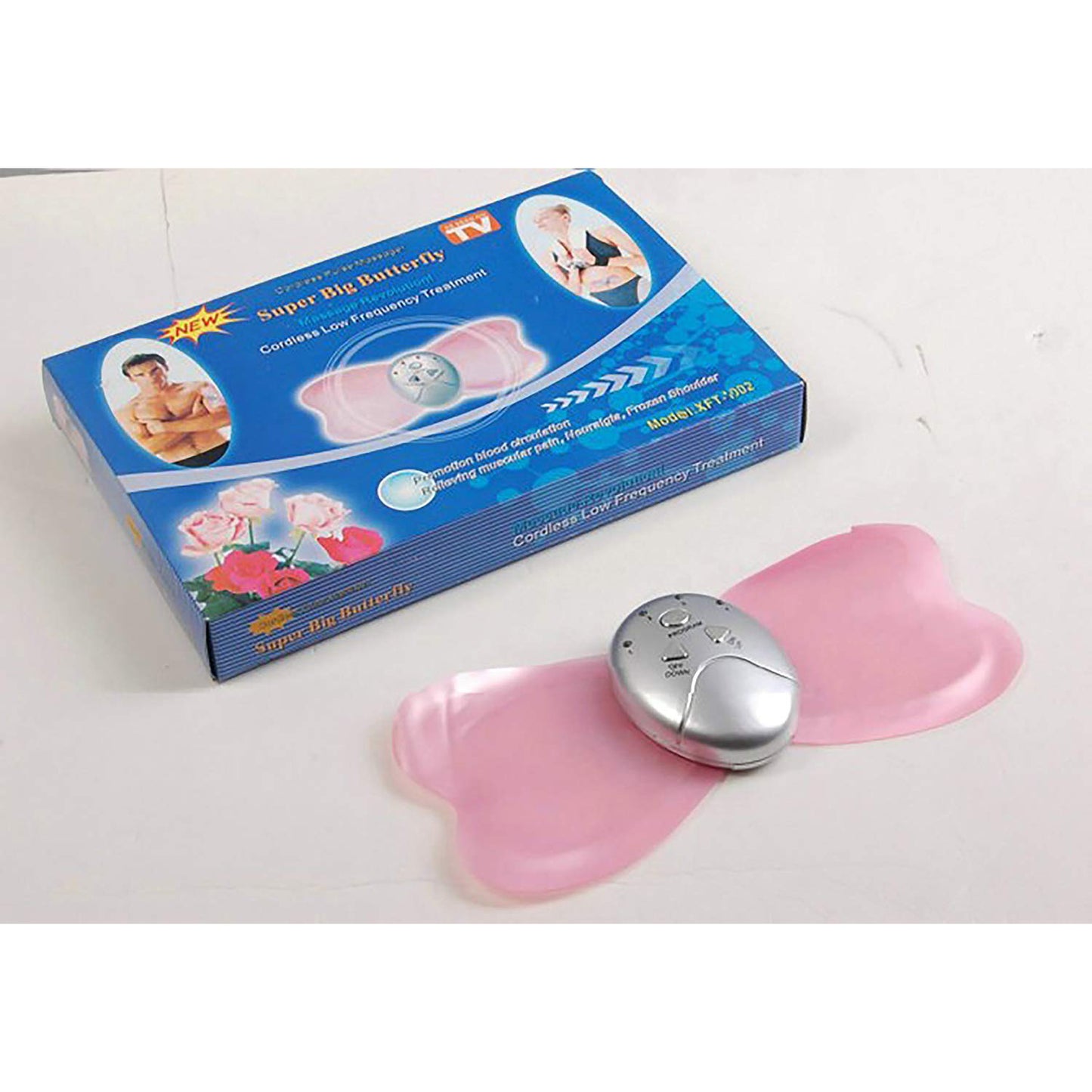 Cordless pulse massager super big butterfly