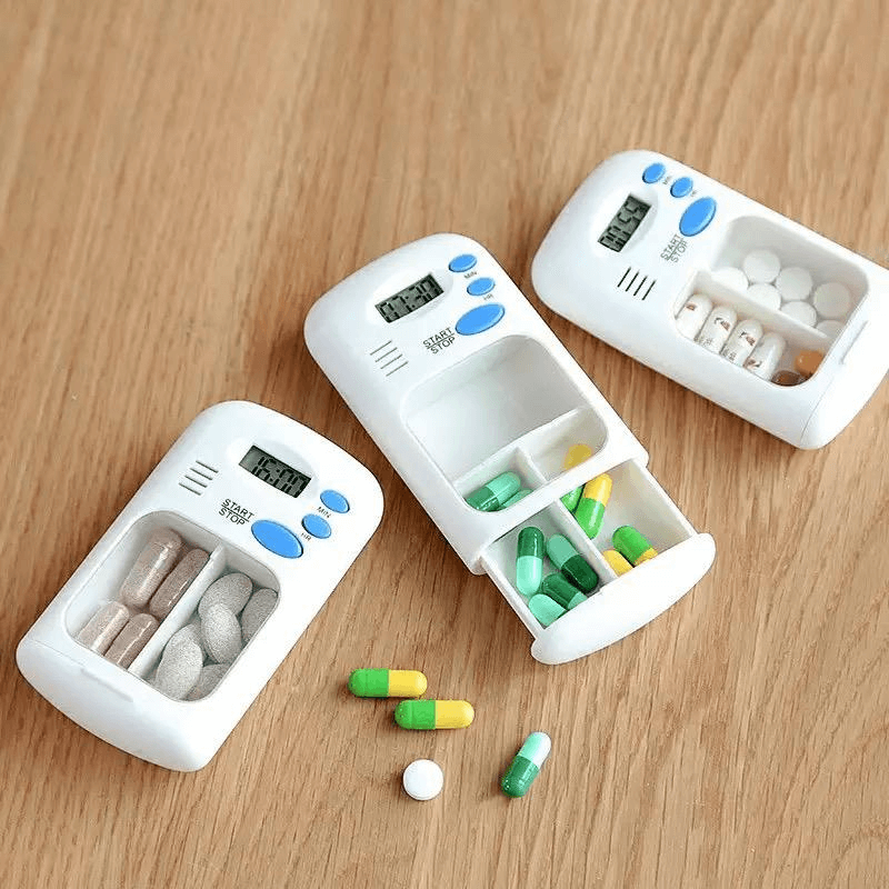 Electronic timing medication organizer