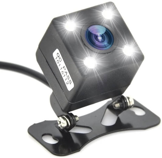 Waterproof 4 led night vision car ccd rear view camera