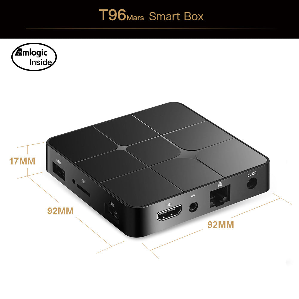 T96 pro mars android smart tv box quad core 2gb ram 16gb rom