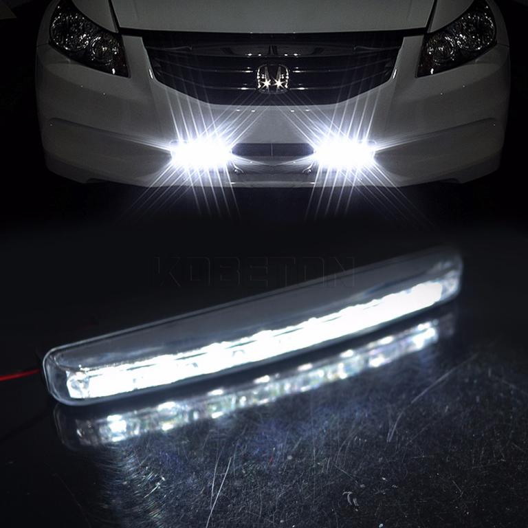 Led car daytime driving running light universal