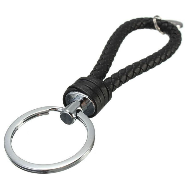 Fashion leather key chain ring