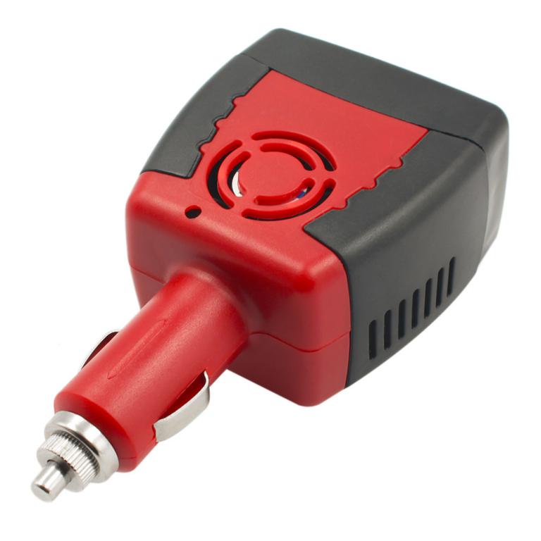 Car inverter dc 12v to ac 220v-75w power inverter adapter