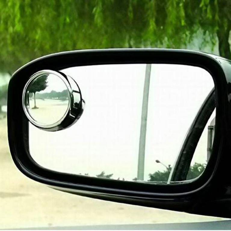 Universal car rear view mirror side wide angle round convex