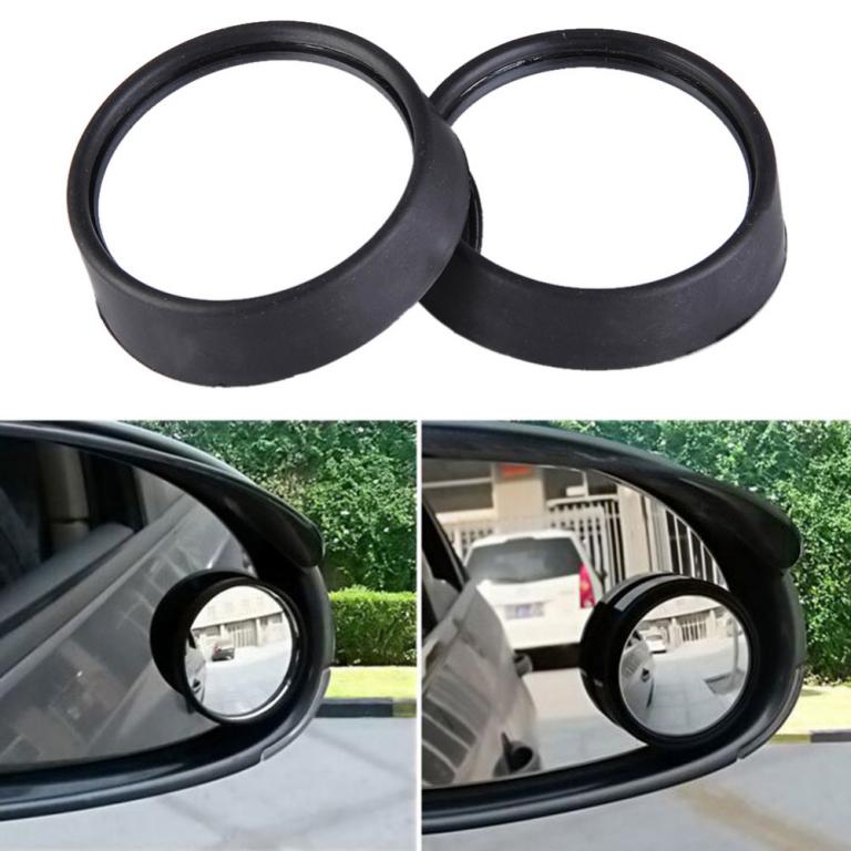 Universal car rear view mirror side wide angle round convex