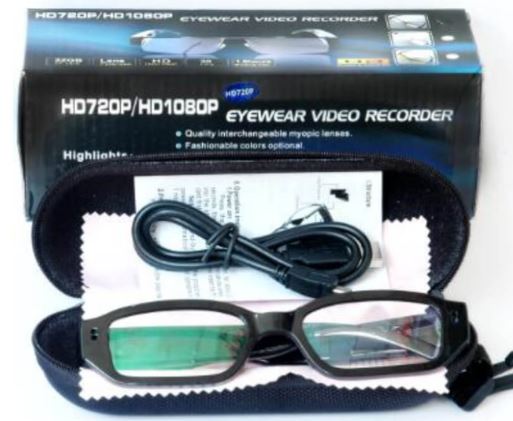 Full hd 1080p spy glasses hidden camera