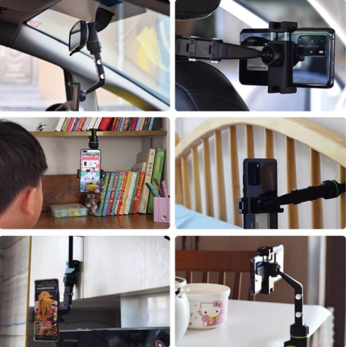 Multifunctional 360 car home office mobile phone cell phone holder