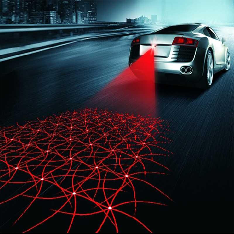 Motorcycle car anti-collision laser fog light