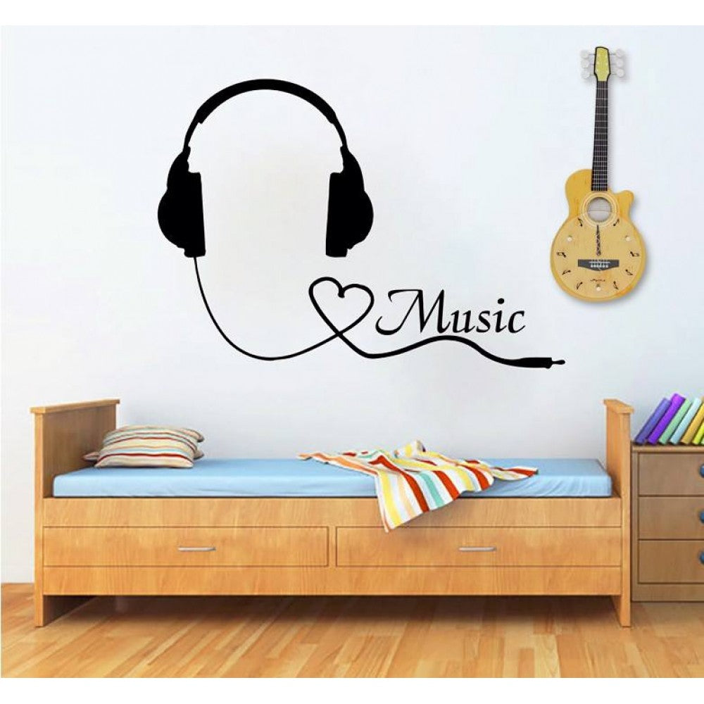Guitar wall clock - large