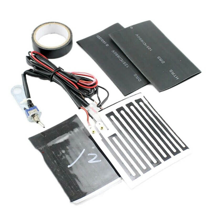 Heated handlebar motocycle grips kit pads for 12v