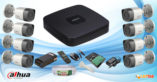 Dahua cctv system with 8 cameras