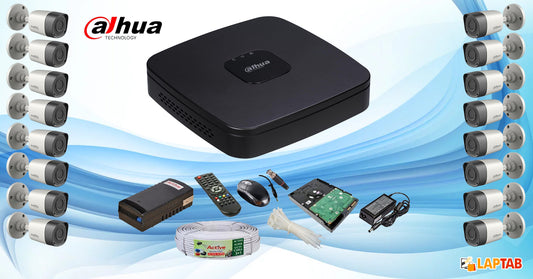 Dahua cctv cam with 16 cameras