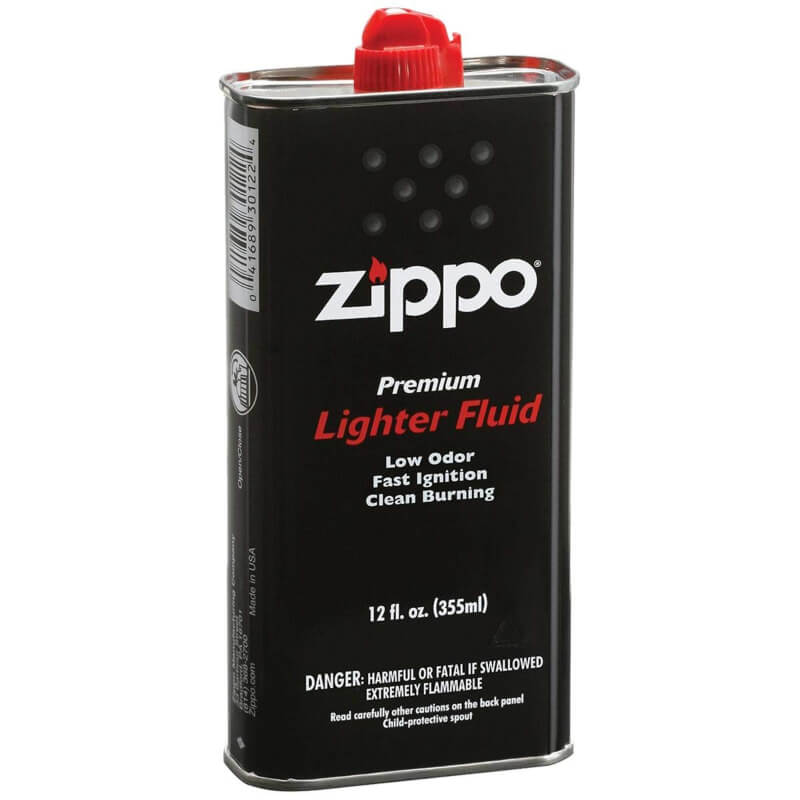Zippo lighter fluid black