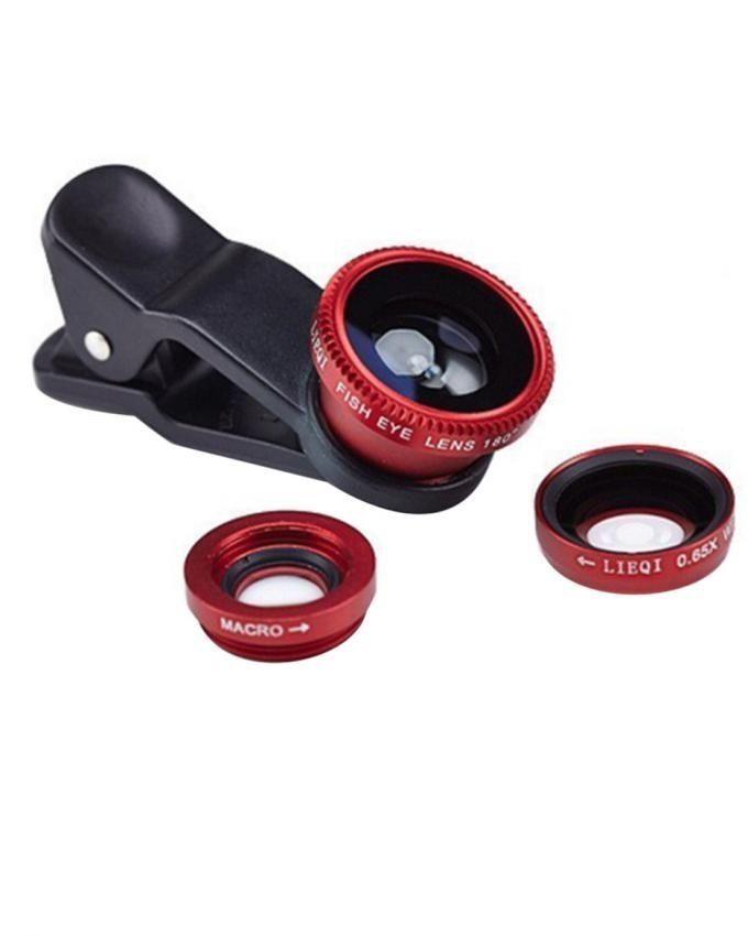 Universal clip lens 3 in 1