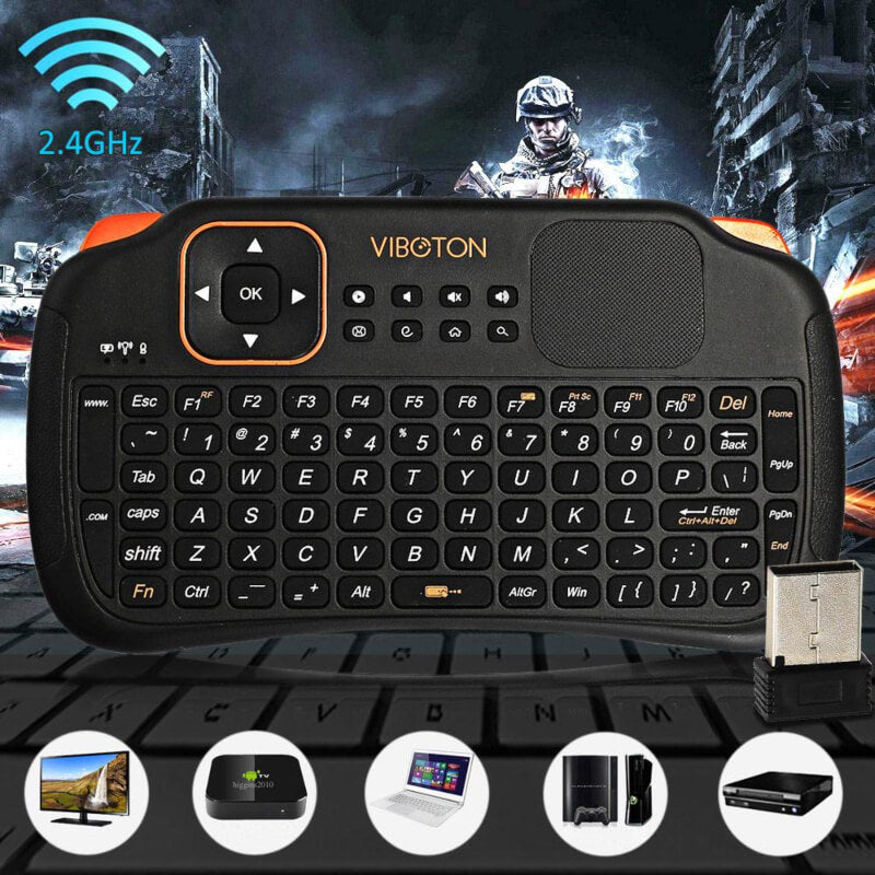 Viboton touch pad wireless keyboard mouse s1