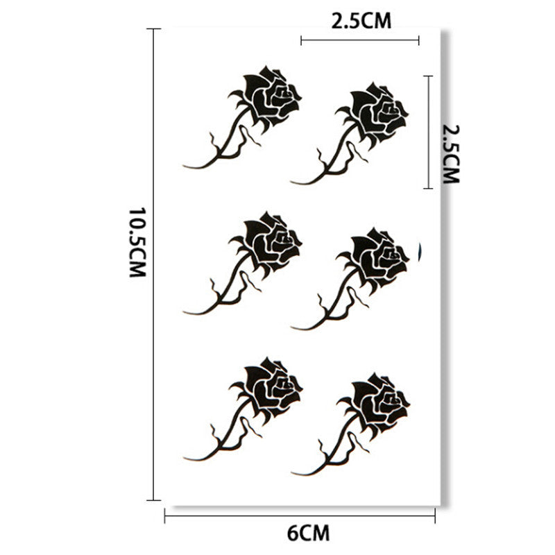 Tattoo flower waterproof temporary tattoos