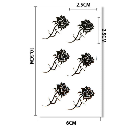 Tattoo flower waterproof temporary tattoos