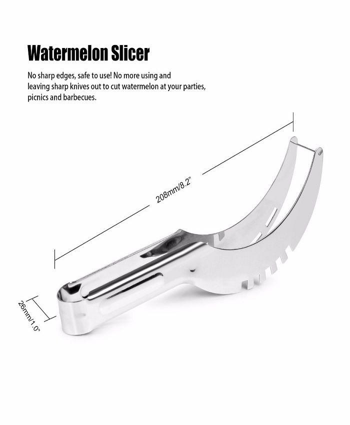 Watermelon slicer peeler cutter - white