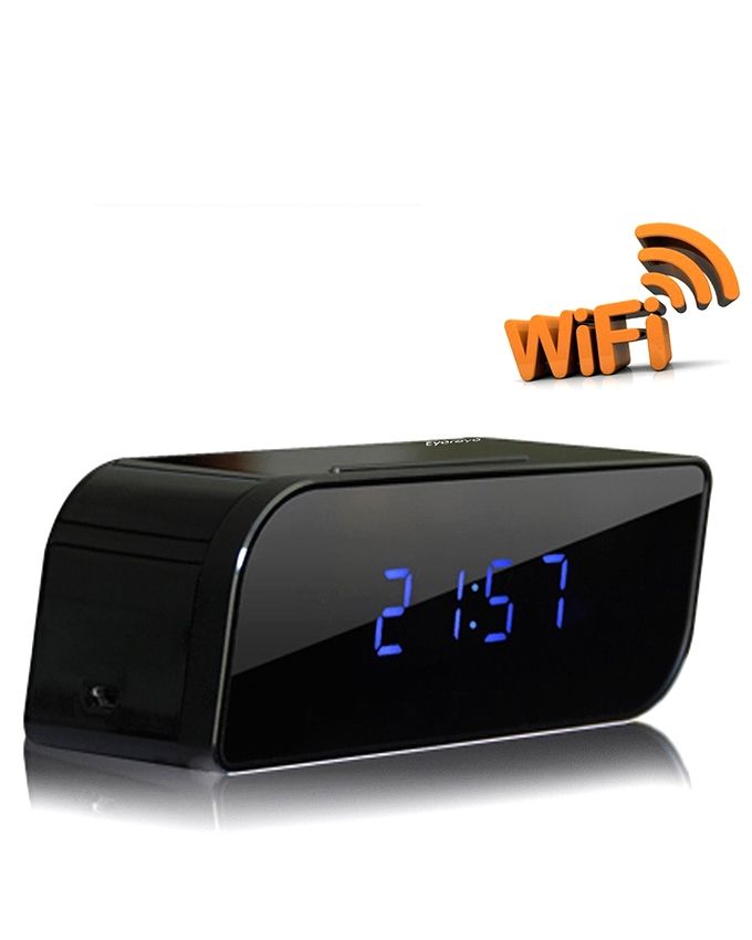 Wireless wifi ip 1080p hd clock camera