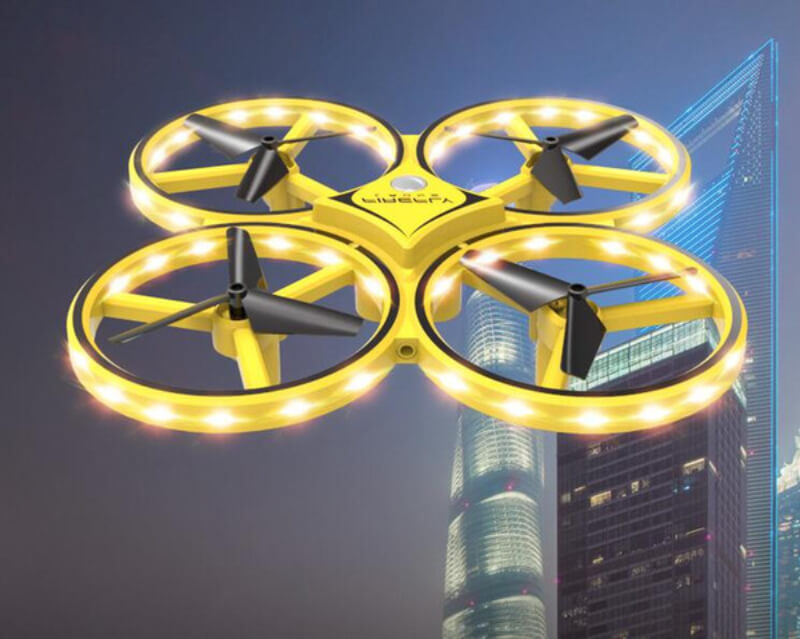 Gravity sensor watch remote control drone