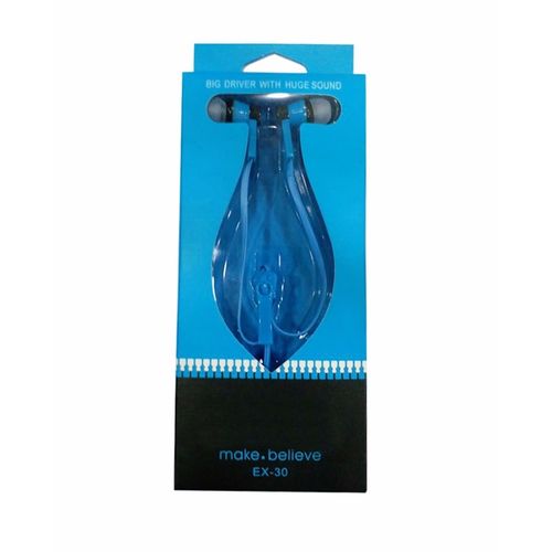 Zipper style handsfree - blue