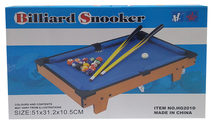 Billiard snooker - 202d - 51 x 31.2x 10.5 cm