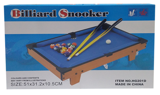 Billiard snooker - 202d - 51 x 31.2x 10.5 cm