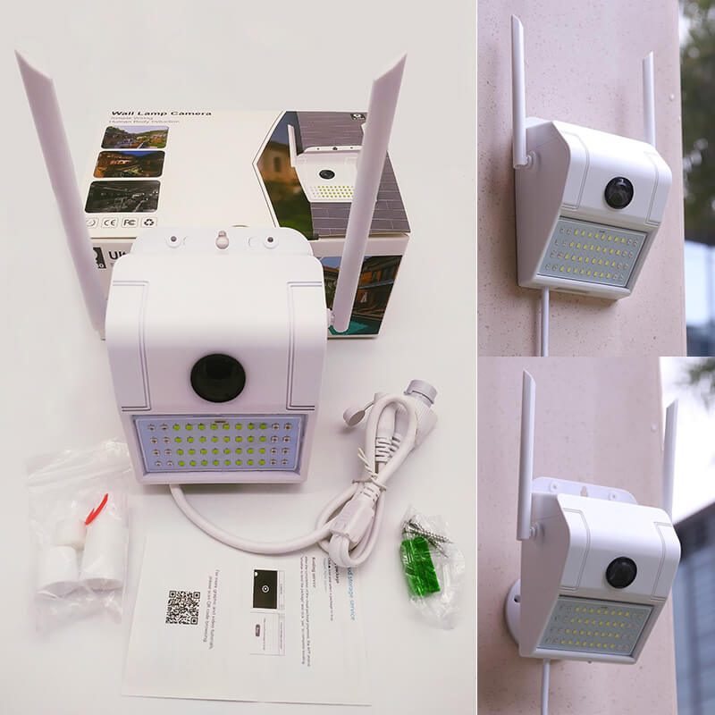 Wall lamp 1080p hd wifi camera