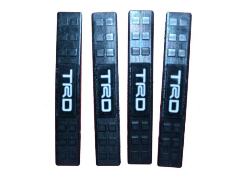 Car door edge guards trd trim molding protection black