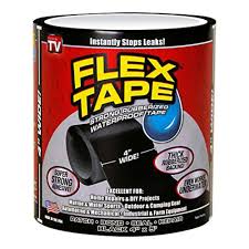 Flex tape rubberized waterproof tape