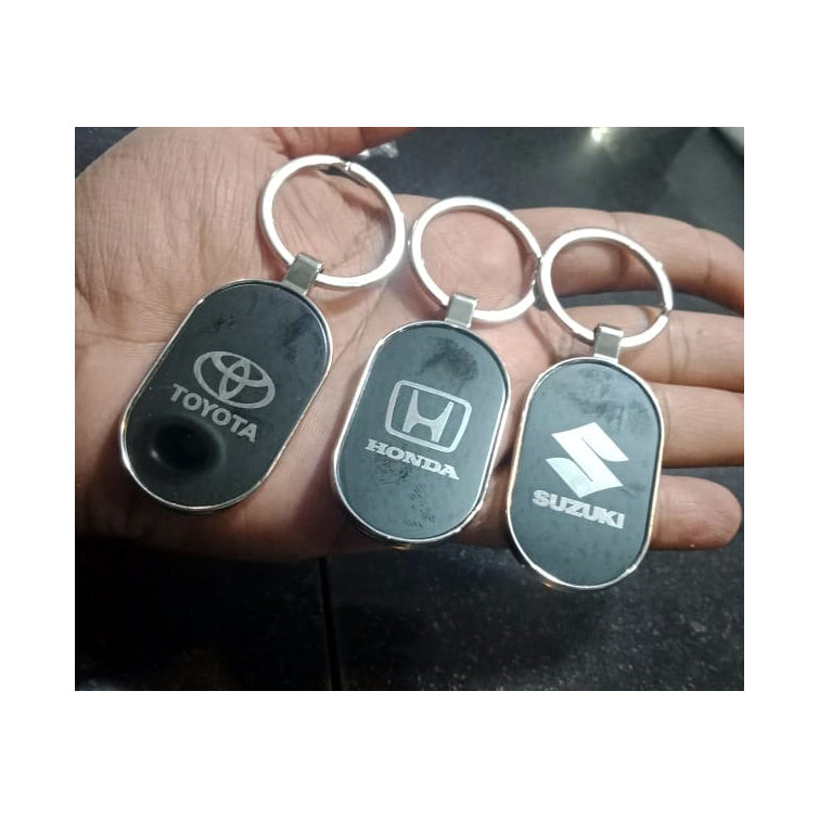 Pack of 3 metal keychains with logo china