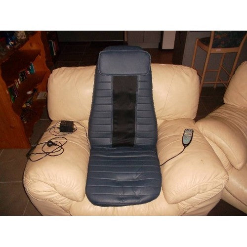 Motor mat silky quilted massager with heated pillow