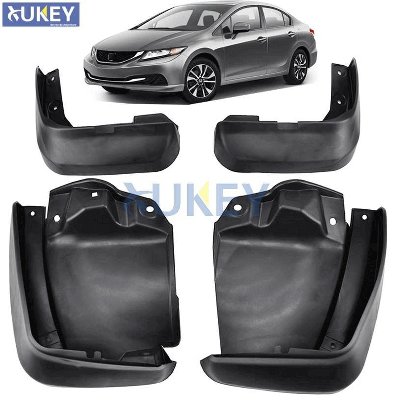 Civic-13 splash guards