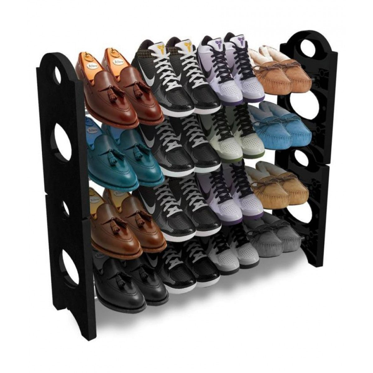 12 pair shoe rack