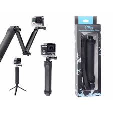 Go pro 3 way monopod selfie stick and tripod