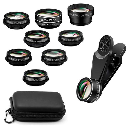 10 in 1 mobile photo fish eye wide angle camera lenses set