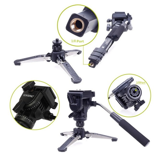 Yunteng yct-288 monopod pan head