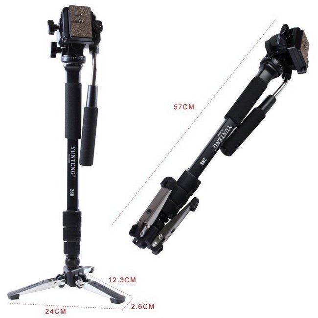 Yunteng yct-288 monopod pan head