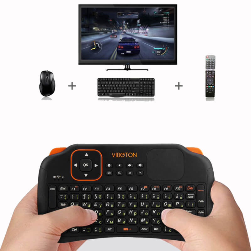 Viboton touch pad wireless keyboard mouse s1